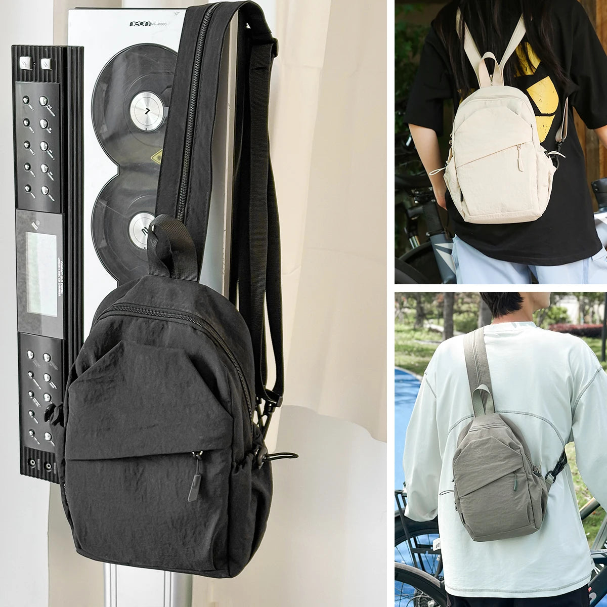 Small Shoulder Backpack for Outdoor Sports Travel and Daily Carry