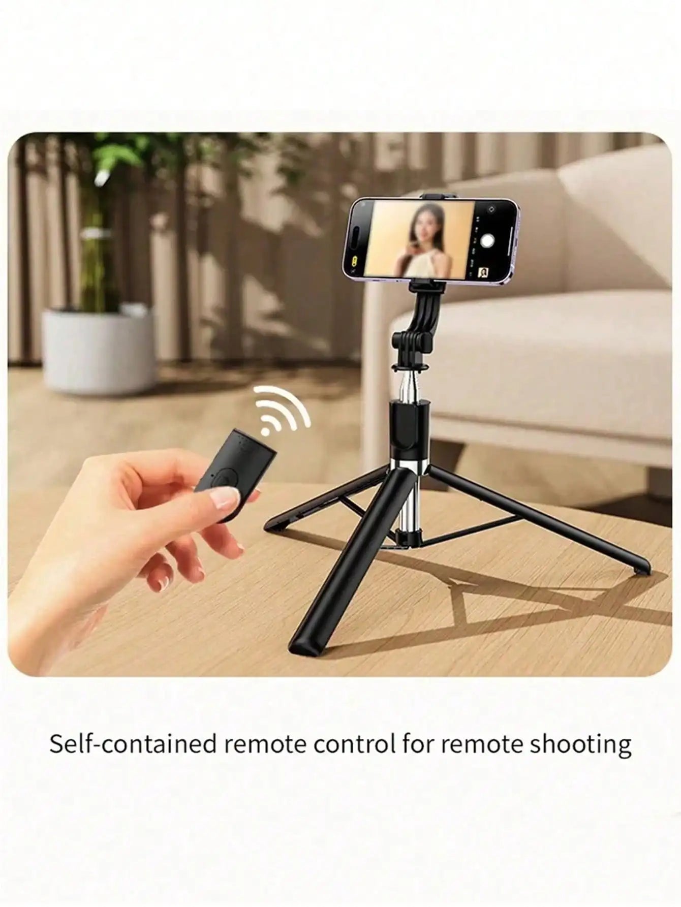 Extendable Mobile Tripod Monopod with Stable Base and Compact Design