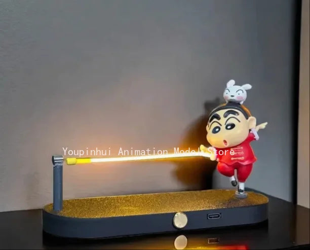 Crayon Shinchan LED Night Light with Charging Base and Desktop Display