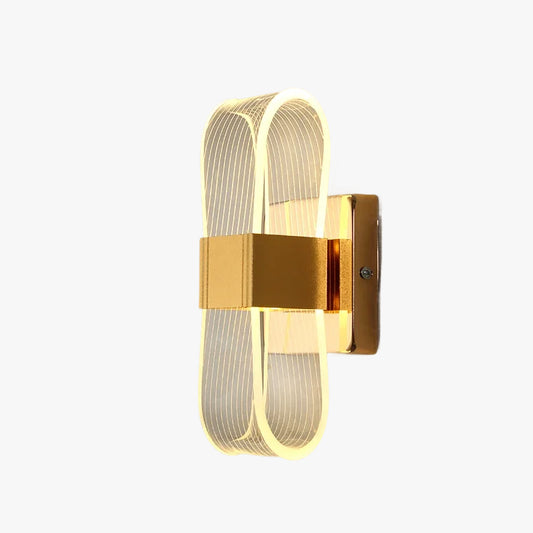 Modern Nordic LED Wall Sconce Luxury Gold Bedside & Background Light