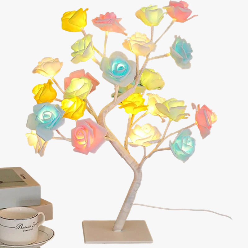USB Rose Tree Light 3D Floral Lamp for Christmas, Wedding or Bedroom