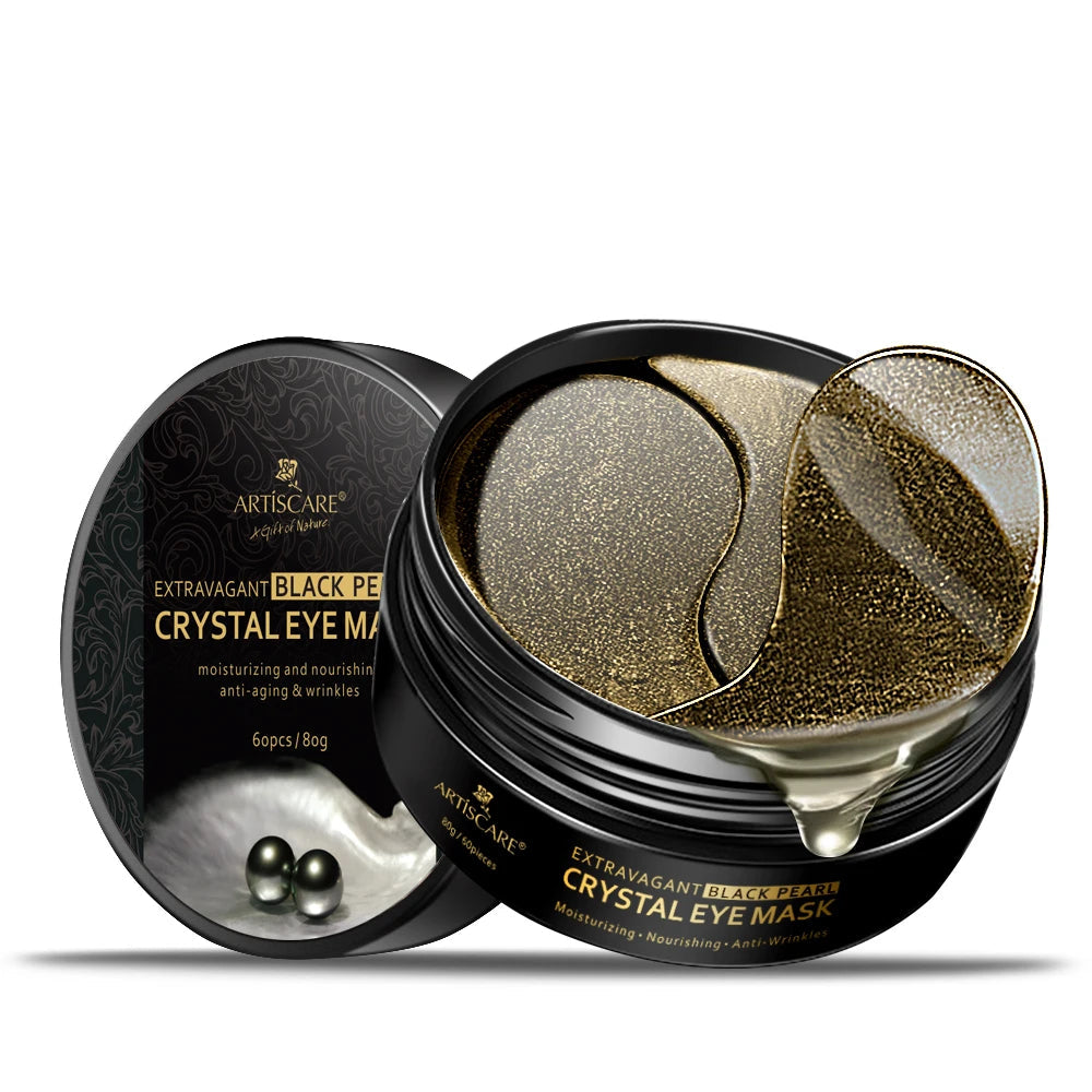 Moisturising Collagen Gel Eye Masks with Hyaluronic Acid & Gold