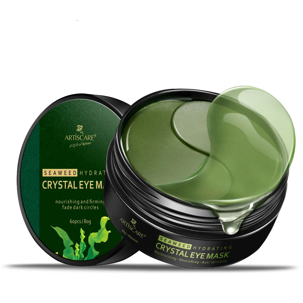 Moisturising Collagen Gel Eye Masks with Hyaluronic Acid & Gold