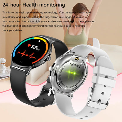 Fashion Slim Smartwatch for Women with Bluetooth 5.3, AMOLED Screen and Advanced Fitness Monitoring