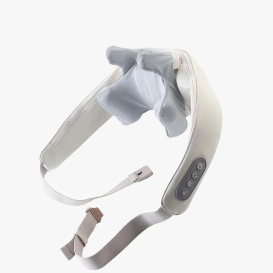 Wireless Neck and Back Massager with Heat, Kneading, and Shoulder Relief