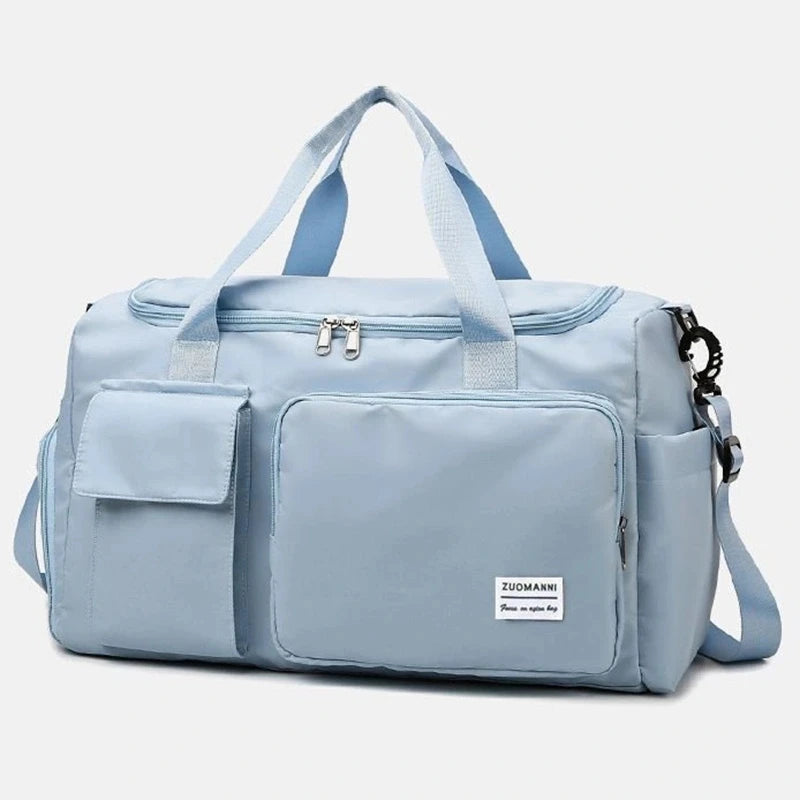 Lightweight Overnight Bag for Women with Dry-Wet Separation and 35L Capacity