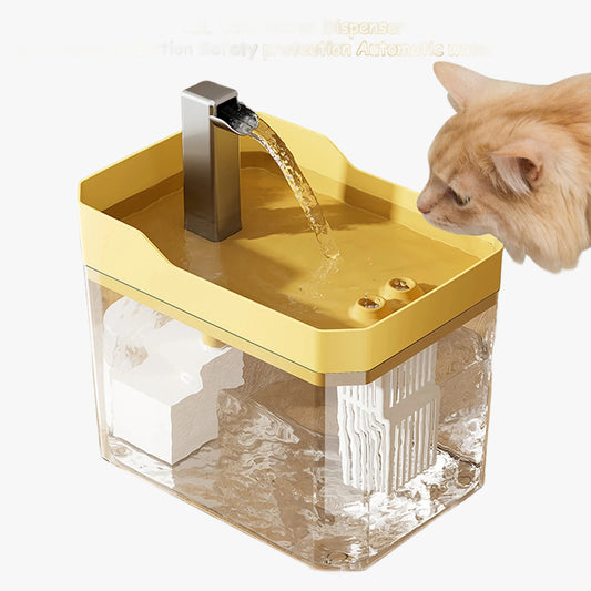 Automatic Cat Water Fountain with Filter and USB Pump – 1.5L Capacity