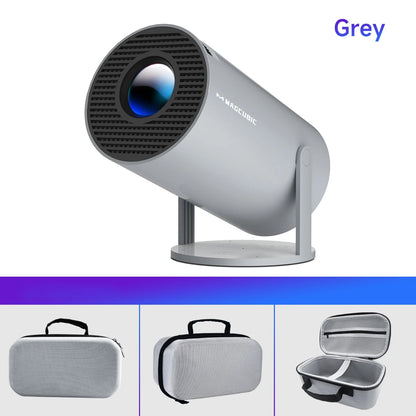 HY300 Pro Smart Projector 4K Supported, 720P Native, Dual WiFi6, Bluetooth 5.0