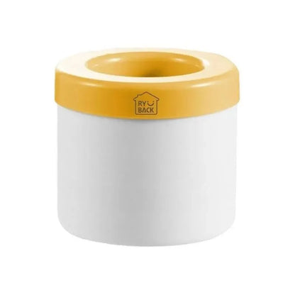 Silicone Round Ice Cube Mold with Compact Ice Bucket for Home and Bar Use