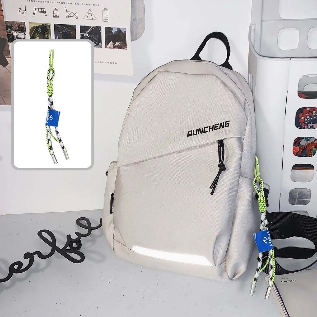 Small Shoulder Backpack for Outdoor Sports Travel and Daily Carry