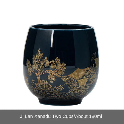 Handmade Japanese-Style Pottery Teacup for Single Serve Brewing