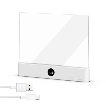 LED Book Light with Timer and Rechargeable Battery for Bedtime Reading