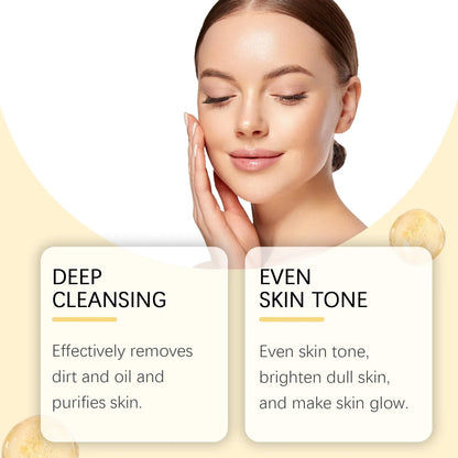 Vitamin C & Turmeric Exfoliating Facial Mask for Deep Pore Cleansing