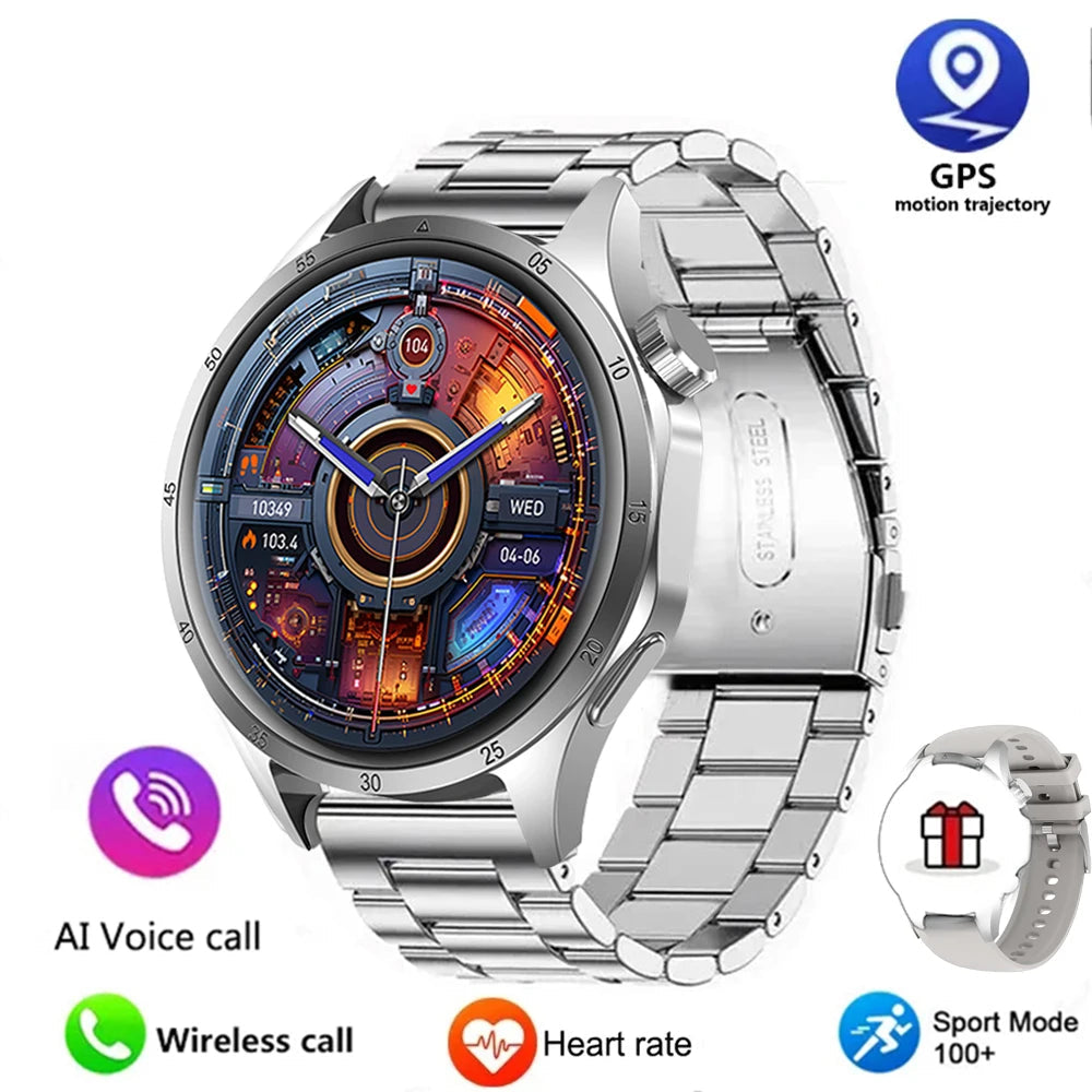 Smart Watch with 1.52" AMOLED Screen, Wireless Charging and Fitness Tracking