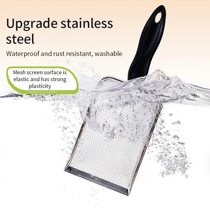 Stainless Steel Cat Litter Scoop Fine Mesh Sifter for Easy Clean-Up
