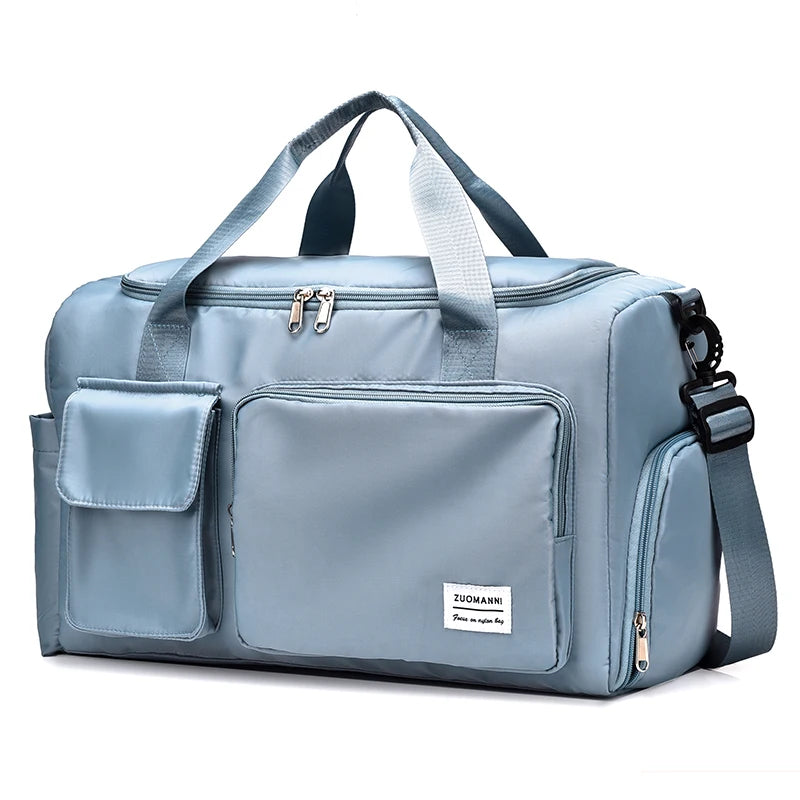 Lightweight Overnight Bag for Women with Dry-Wet Separation and 35L Capacity