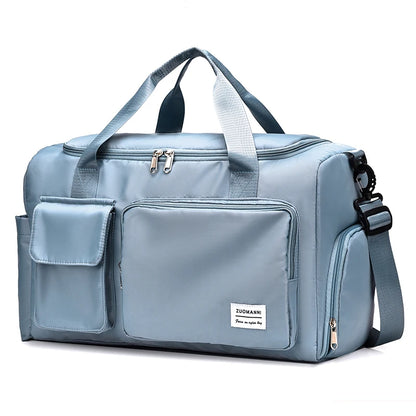 Lightweight Overnight Bag for Women with Dry-Wet Separation and 35L Capacity