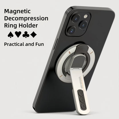 Magnetic Decompression Phone Stand with 360° Rotation for All Devices