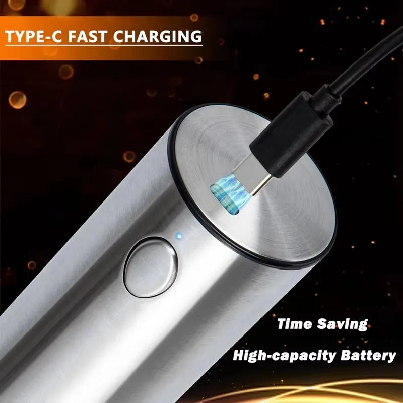 Wireless Electric Salt & Pepper Grinder Stainless Steel Adjustable