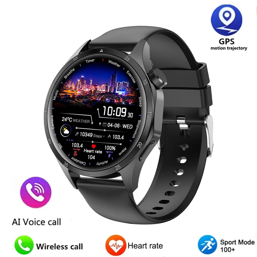 Smart Watch with 1.52" AMOLED Screen, Wireless Charging and Fitness Tracking