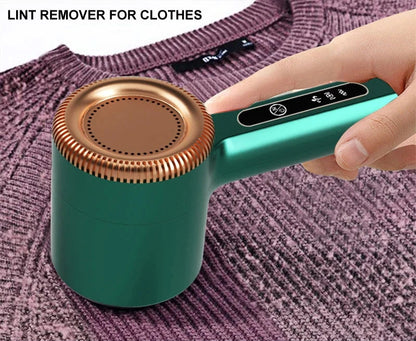 Electric Clothes Shaver with Stainless Steel Blades and Fast Charging