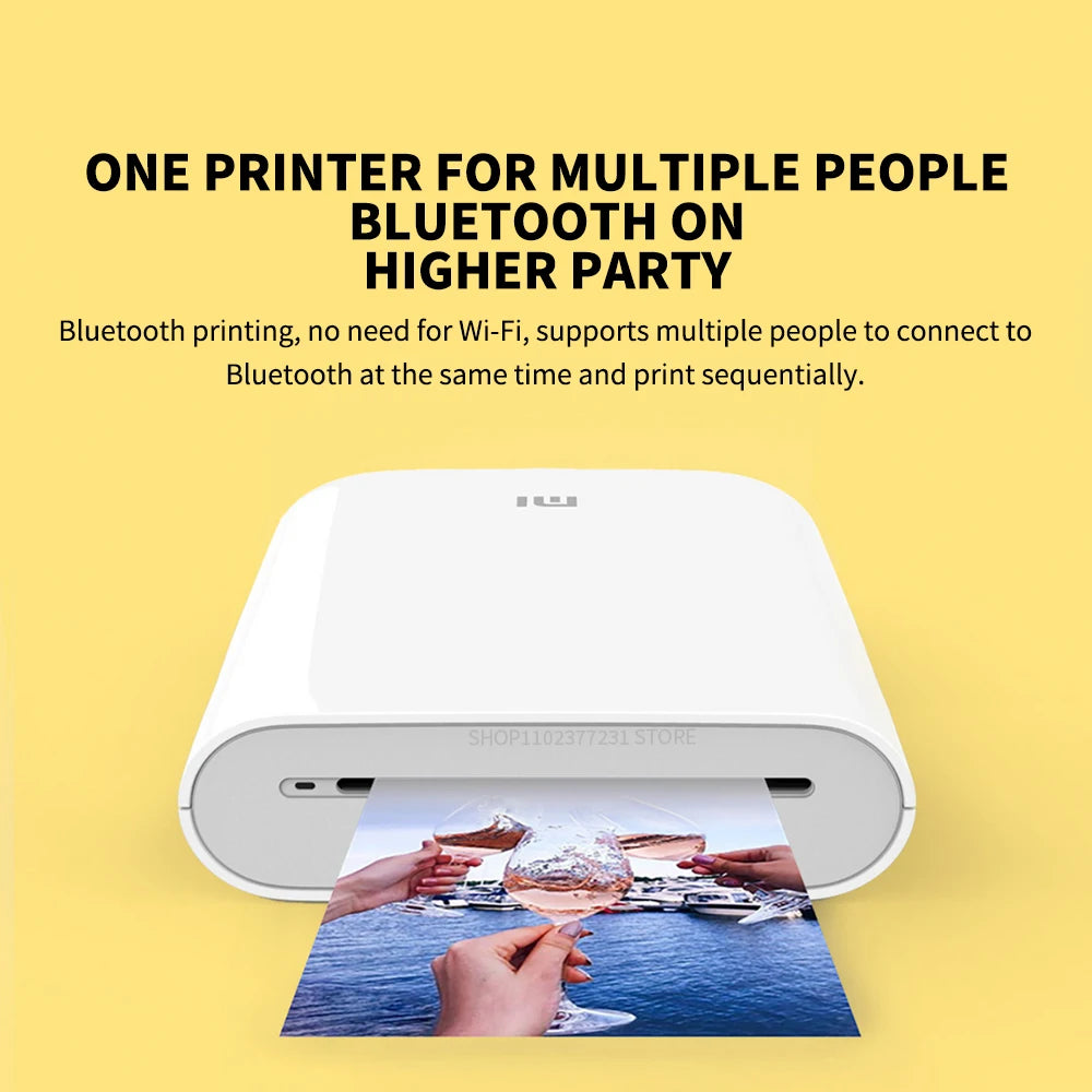 Portable Xiaomi AR Mini Photo Printer with 300DPI Resolution