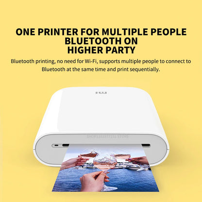 Portable Xiaomi AR Mini Photo Printer with 300DPI Resolution