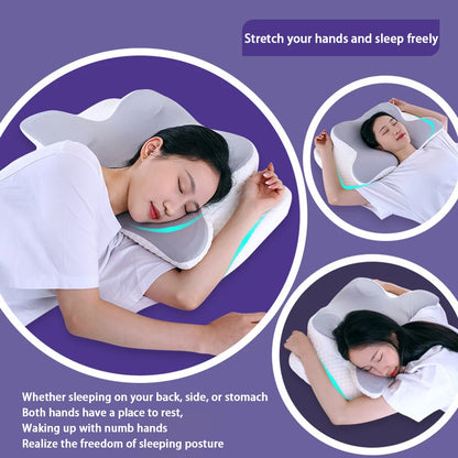 Slow Rebound Orthopaedic Pillow for Shoulder & Neck Support