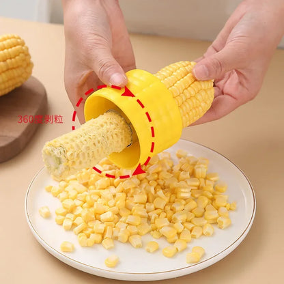 Compact Rotary Corn Thresher Tool for Fast and Clean Kernel Removal