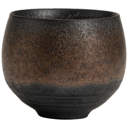 Japanese Style Handmade Stoneware Tea Cup – Ceramic Single Cup