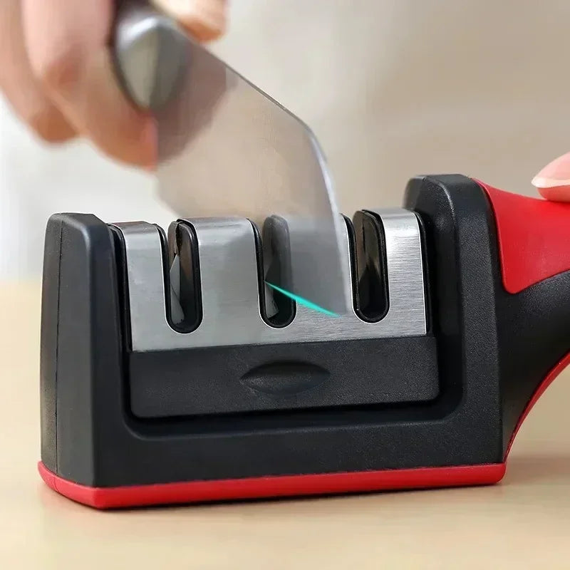 Multi-Purpose 3-Stage Knife Sharpener for Honing and Polishing