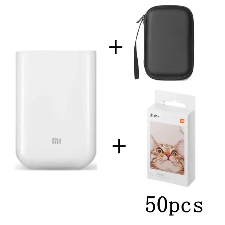 Portable Xiaomi AR Mini Photo Printer with 300DPI Resolution