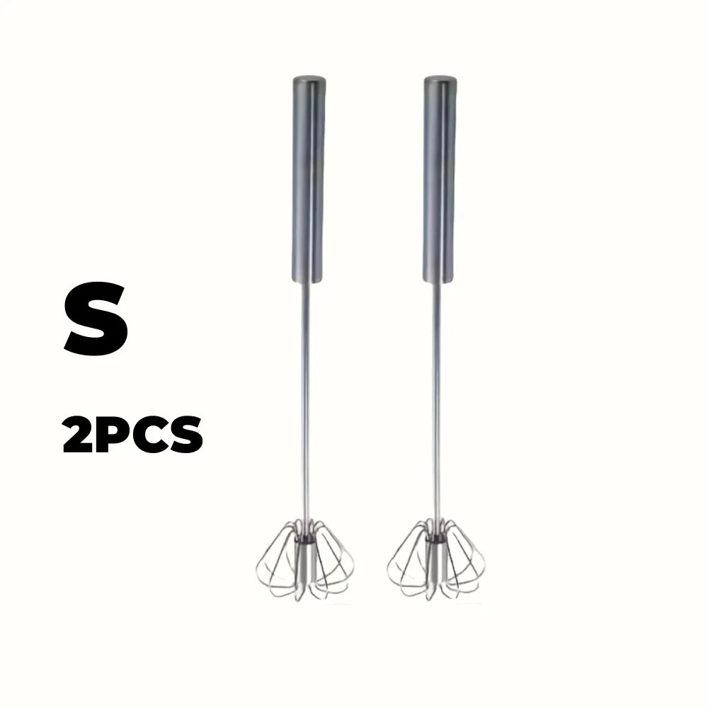 Stainless Steel Semi-Automatic Egg Beater for Easy Mixing and Whisking