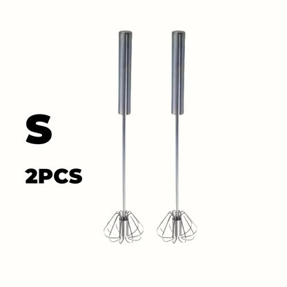 Stainless Steel Semi-Automatic Egg Beater for Easy Mixing and Whisking