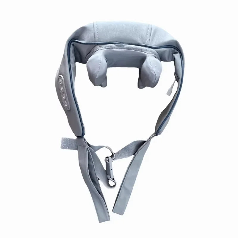 Wireless Neck and Back Massager with Heat, Kneading, and Shoulder Relief