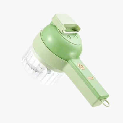 4-in-1 Handheld Electric Food Processor with Cutter, Peeler and Brush