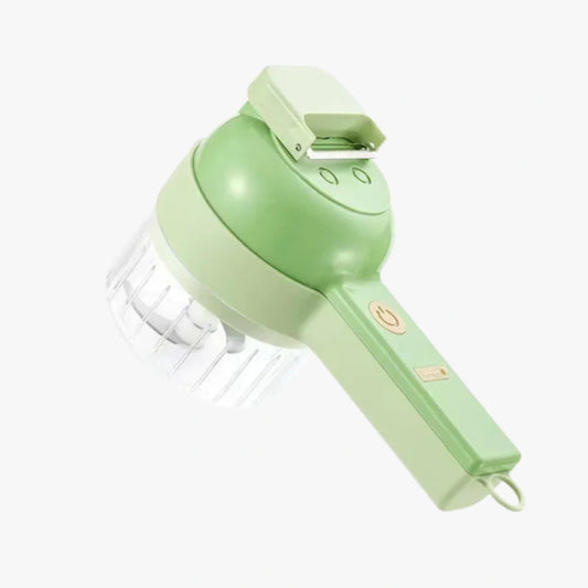 4-in-1 Handheld Electric Food Processor with Cutter, Peeler and Brush