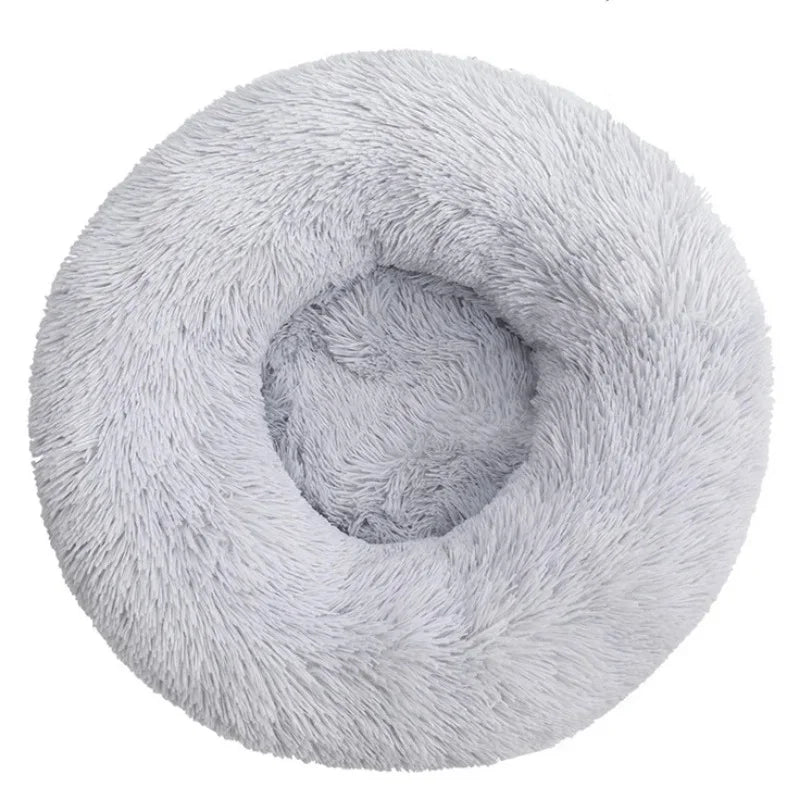 Round Pet Bed for Dogs and Cats Soft Plush