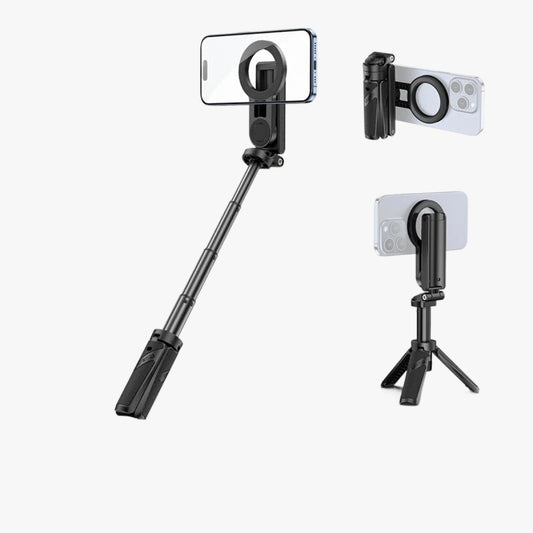 3-in-1 Wireless Phone Tripod Grip with MagSafe Mount and Remote