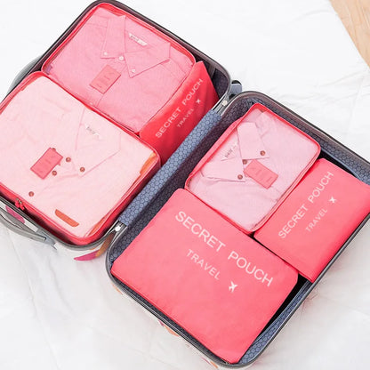 6 Pcs Travel Storage Bags for Clothes, Shoes and Toiletries