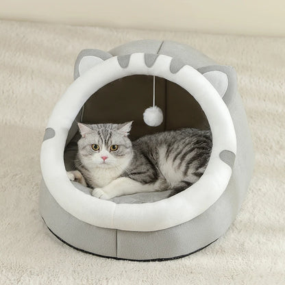 Warm Cat Bed and Pet House for Cats and Small Dogs