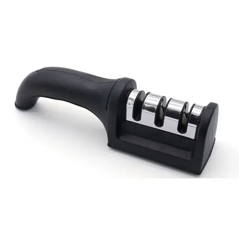 Multi-Purpose 3-Stage Knife Sharpener for Honing and Polishing
