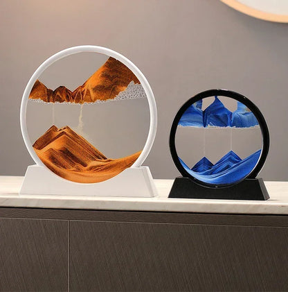 Kinetic Sand Picture Hourglass Dynamic Liquid Sand Art Gift