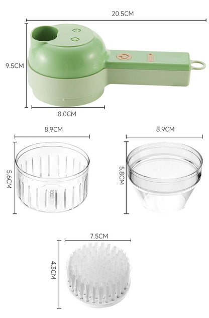 Wireless Food Cutter Set for Vegetables, Fruits and Meat – USB Rechargeable