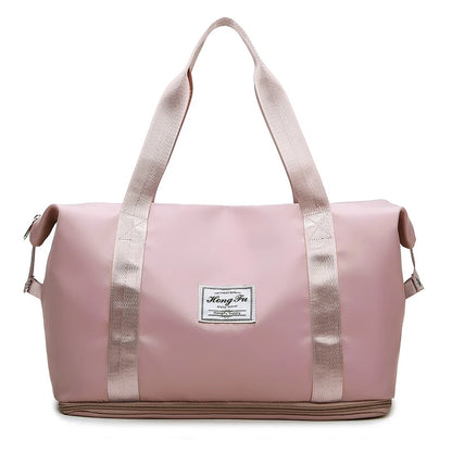 Waterproof Nylon Gym and Travel Tote Bag with Large Capacity