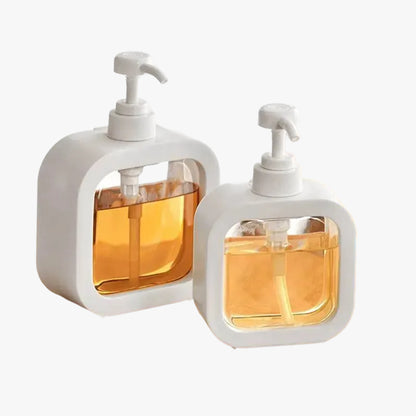 Transparent Pump Bottle with Detachable Shell for Easy Cleaning