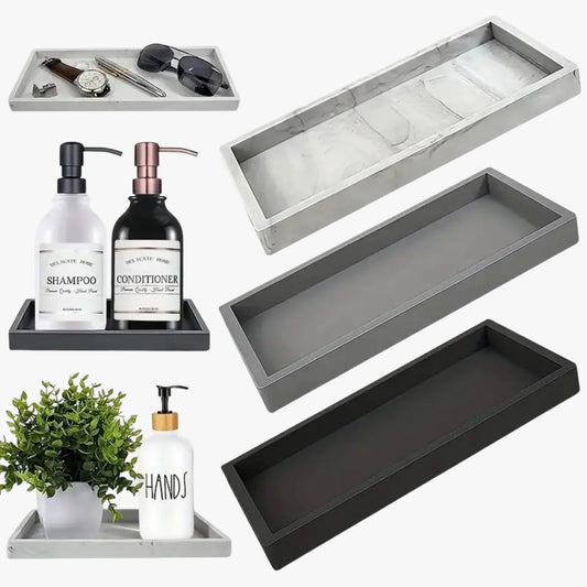 Multipurpose Silicone Tray for Bathroom, Toiletries and Jewellery