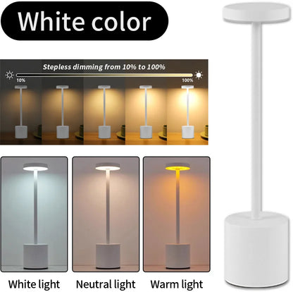 Classic LED Desk Lamp with 3 Colour Modes and Rechargeable Battery