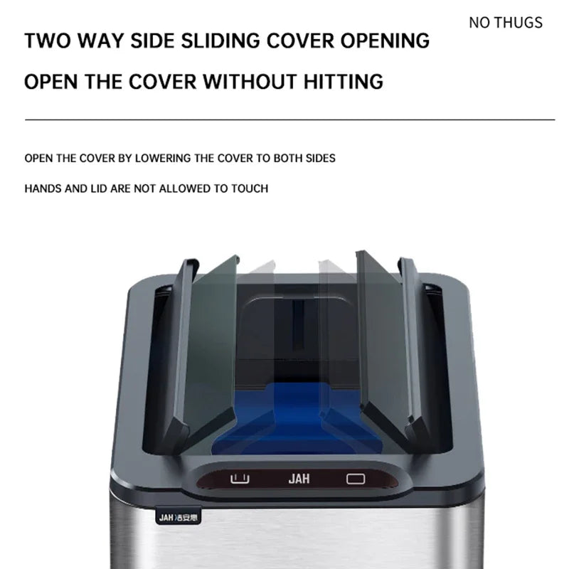 Automatic Sensor Bin 20L Stainless Steel Smart Trash Can