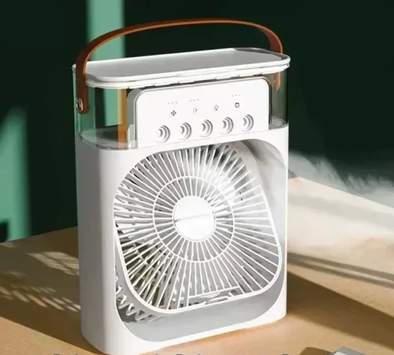 Portable 3-in-1 Air Cooler with LED Night Light and Humidifier